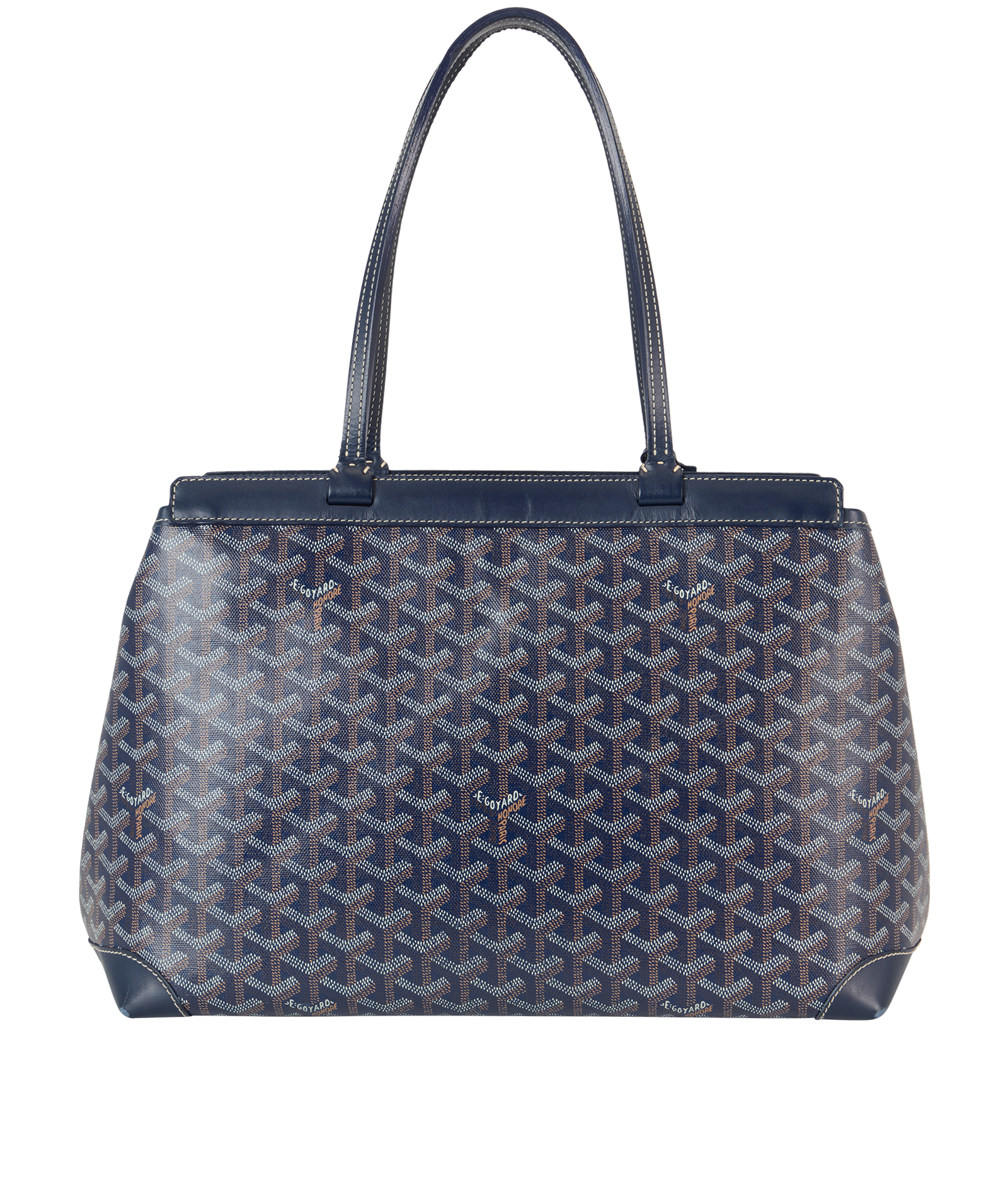 Bellechasse, &pound;1,400, Handbags, Blue, Canvas, Back view